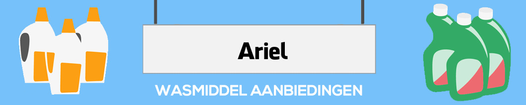 Ariel wasproducten aanbieding