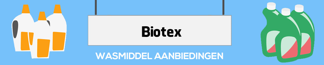 Biotex wasproducten aanbieding