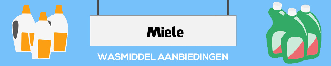 Miele wasproducten aanbieding